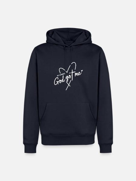 God got me Christlich Glaube Gott Jesus Bibel - Männer Premium Bio Hoodie - Navy