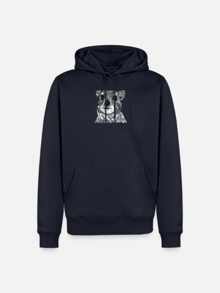 klippschliefer - Männer Premium Bio Hoodie - Navy