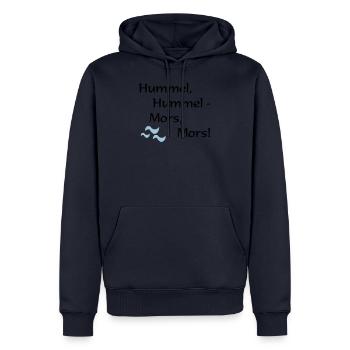 hummel hummel - Männer Premium Bio Hoodie - Navy - Vorne - Nico (187cm)