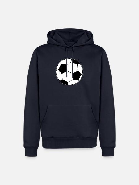 Fussball - Männer Premium Bio Hoodie - Navy