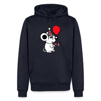 Mouse Birthday Party Birthday Party Party Hat - Men’s Premium Organic Hoodie - navy - Front - Nico (187cm)