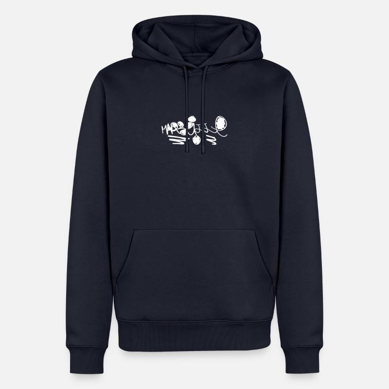 Das authentische moderne Marseille - Männer Premium Bio Hoodie - Navy