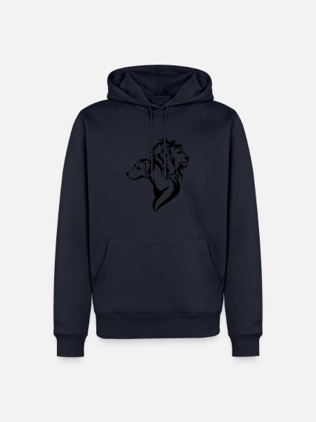 Black Ridgeback - Männer Premium Bio Hoodie - Navy