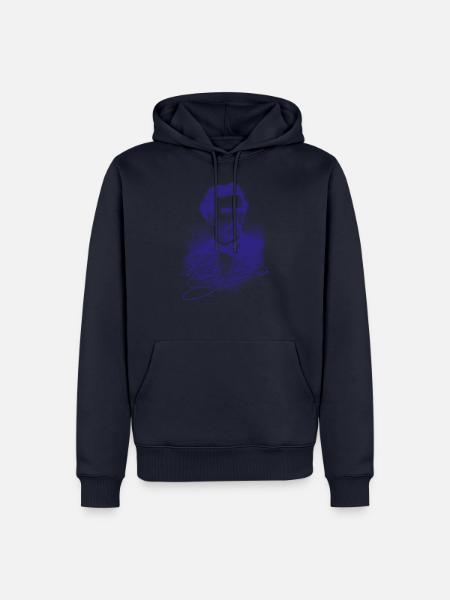 Da Kini - blaue Edition - Männer Premium Bio Hoodie - Navy