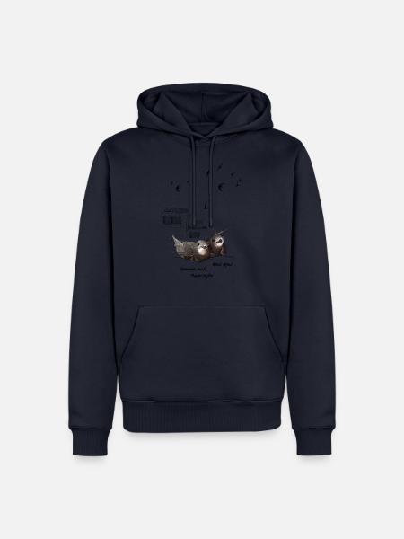 Mauersegler - Männer Premium Bio Hoodie - Navy
