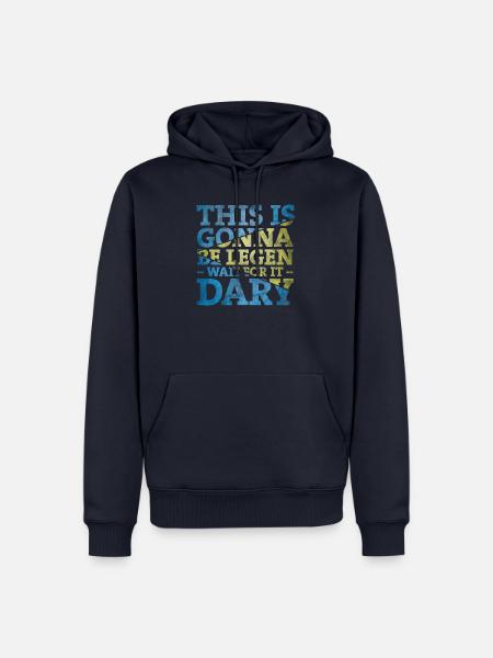 Legendary 2 - Männer Premium Bio Hoodie - Navy