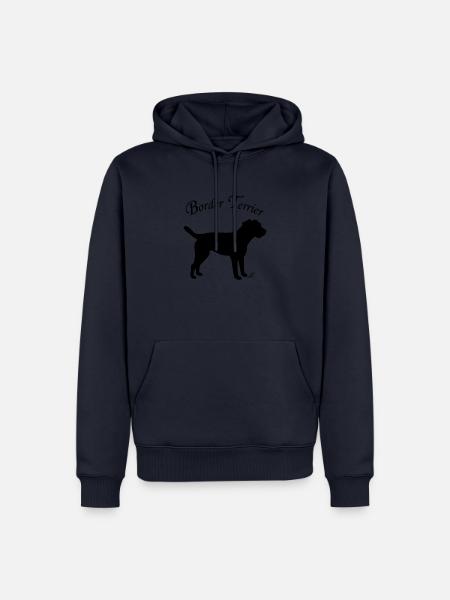 Border Terrier - Männer Premium Bio Hoodie - Navy