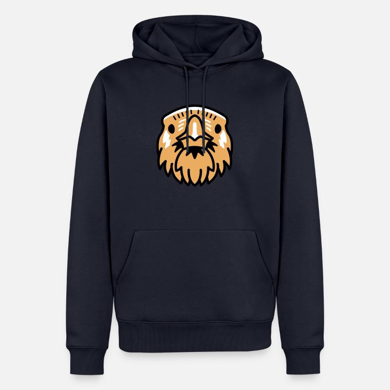 Waldfreunde Rabe - Sweat à capuche Premium bio Homme - bleu marine
