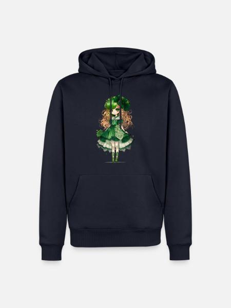 Lady Patricia 1 - Männer Premium Bio Hoodie - Navy