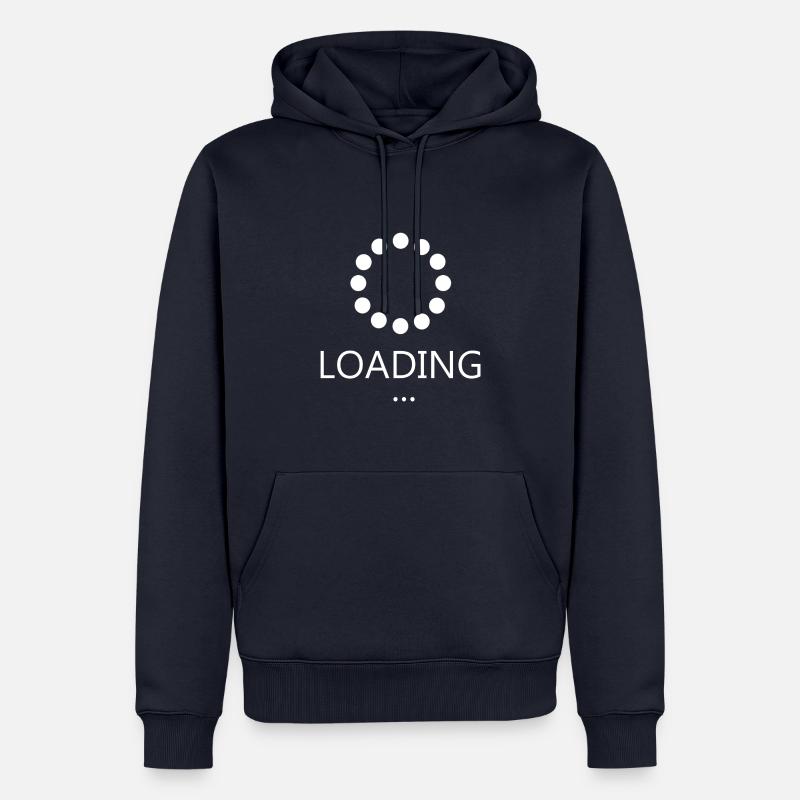 Loading ... - Männer Premium Bio Hoodie - Navy