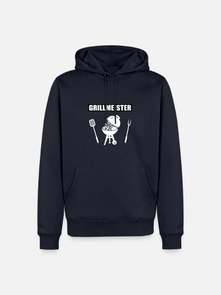 BBQ - Männer Premium Bio Hoodie - Navy