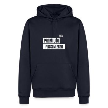 fliesenleger Handwerker - Männer Premium Bio Hoodie - Navy - Vorne - Nico (187cm)