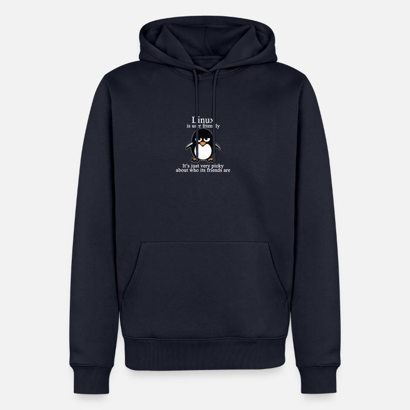 Programmieren Informatik Geschenk · Freundlich - Männer Premium Bio Hoodie - Navy
