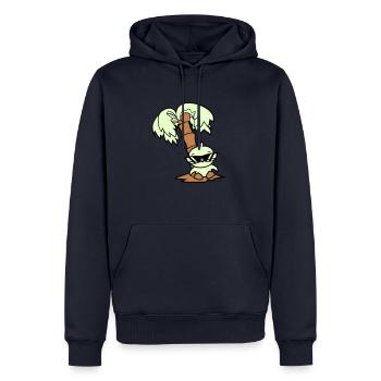 Ente Klein Süß Vogel Sonnenbrille Lustig Palme - Männer Premium Bio Hoodie - Navy - Vorne - Nico (187cm)