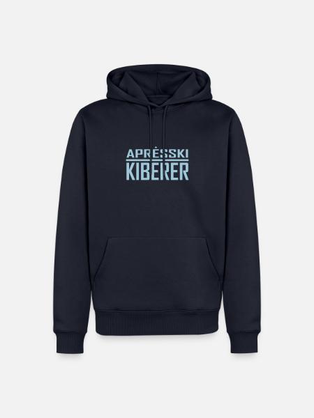Apres Ski KIBERER - Männer Premium Bio Hoodie - Navy