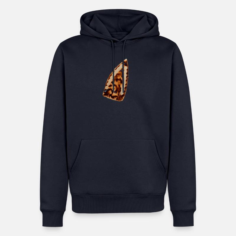 Fireprint de fer drôle a échoué - Sweat à capuche Premium bio Homme - bleu marine