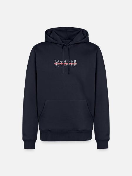 Frisör - Männer Premium Bio Hoodie - Navy