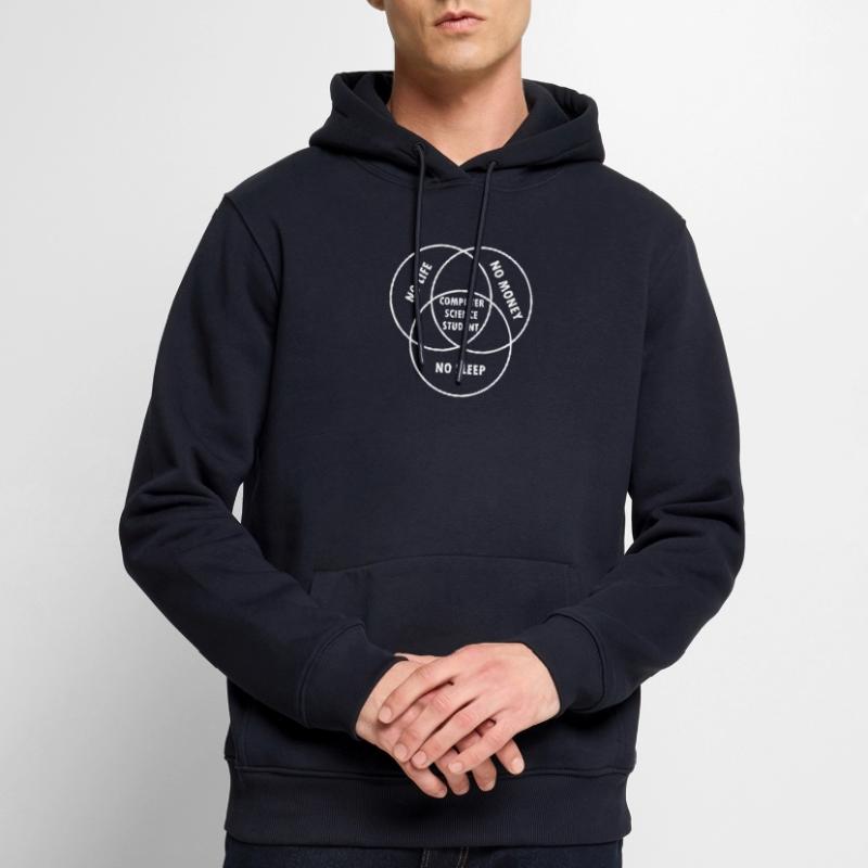 Informatik Student Geschenk Studium Programmierer Männer Premium Bio Hoodie