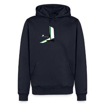 Hängegleiter / Hangglider / Drachen Atos - Männer Premium Bio Hoodie - Navy - Vorne - Nico (187cm)