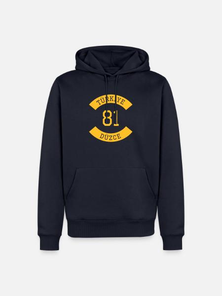 turkiye_81 - Männer Premium Bio Hoodie - Navy