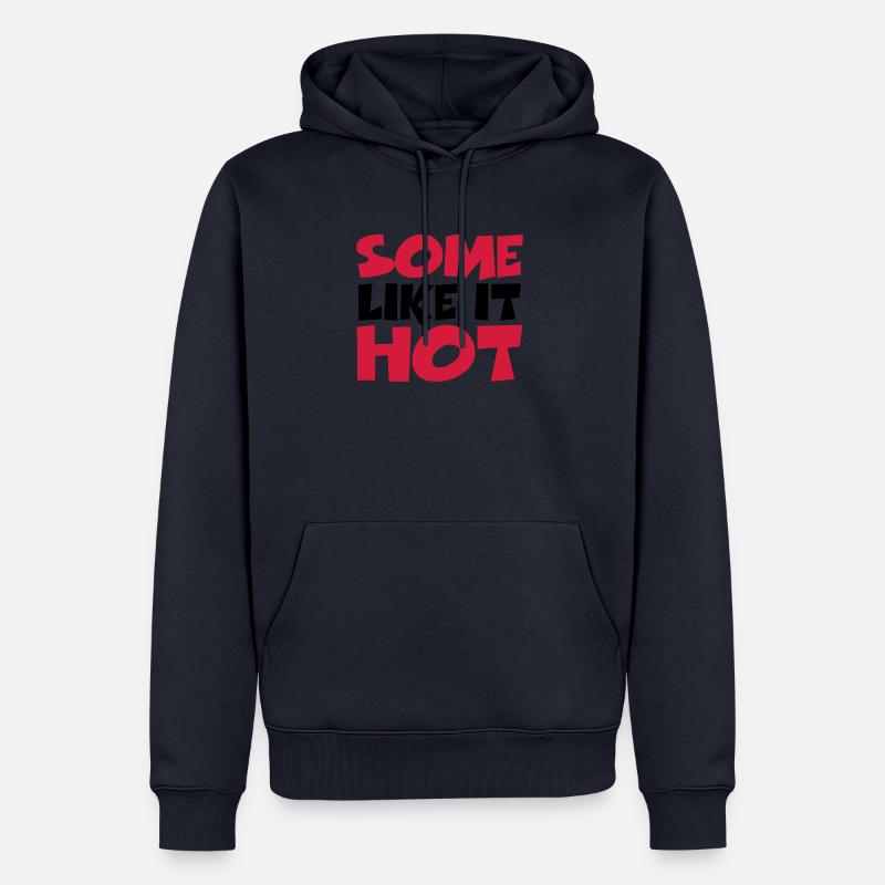 Some like it hot - Sweat à capuche Premium bio Homme - bleu marine