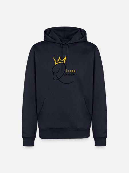 Drama Queen - Männer Premium Bio Hoodie - Navy