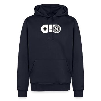 Super NES Controler - Männer Premium Bio Hoodie - Navy - Vorne - Nico (187cm)