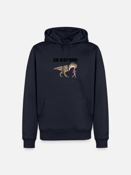 Informatiker Programmierer Sprüche - Männer Premium Bio Hoodie - Navy