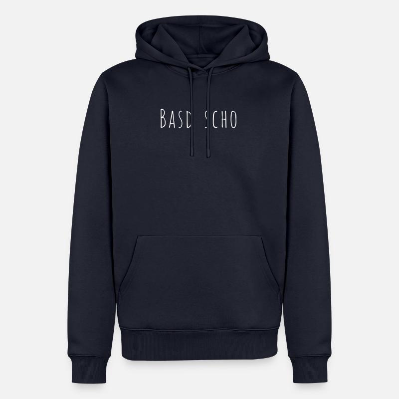 Basd scho - amatica - Männer Premium Bio Hoodie - Navy