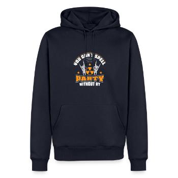 You can't spell party without RT - Männer Premium Bio Hoodie - Navy - Vorne - Nico (187cm)