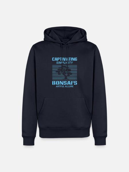 Bonsai Tree - Männer Premium Bio Hoodie - Navy