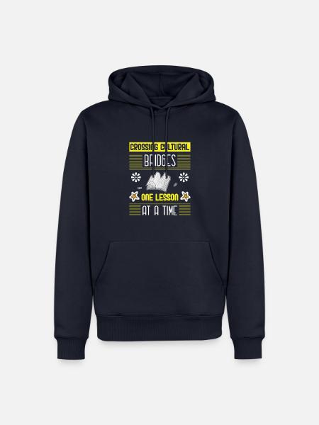 ESL-Lehrer ESL Unterricht - Männer Premium Bio Hoodie - Navy