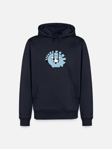 lemur (3c) - Men’s Premium Organic Hoodie - navy