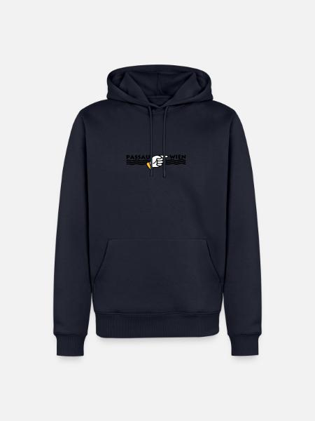 Passau Wien - Männer Premium Bio Hoodie - Navy
