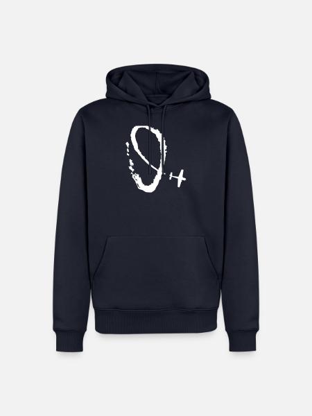 Kunstflug Motorflugzeug - Männer Premium Bio Hoodie - Navy