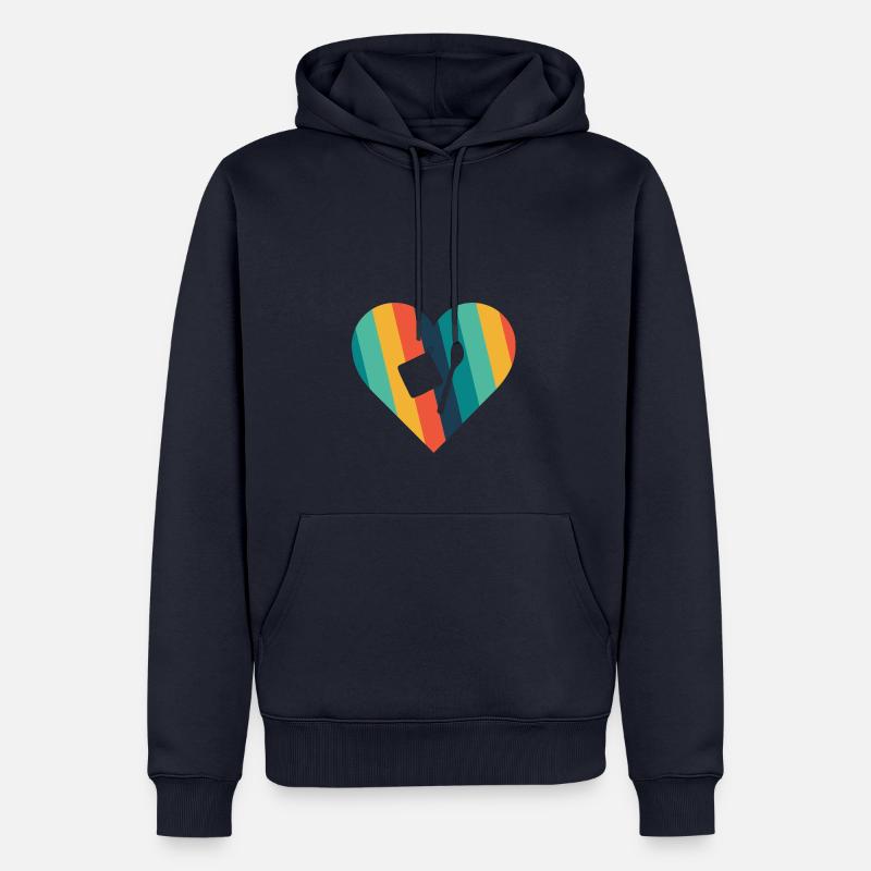 Backwaren Muffin Backwaren - Männer Premium Bio Hoodie - Navy