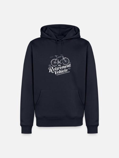 Mein Ruhestandsfahrzeug Fahrrad Mama Papa Radfahrer - Männer Premium Bio Hoodie - Navy