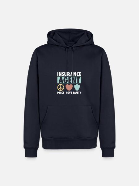 Versicherungsagent Gutachter Versicherungsmakler - Männer Premium Bio Hoodie - Navy