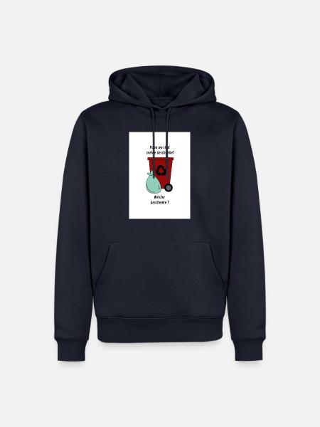 Geschenke? Wo? - Männer Premium Bio Hoodie - Navy