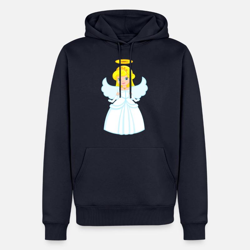 Engel - Männer Premium Bio Hoodie - Navy