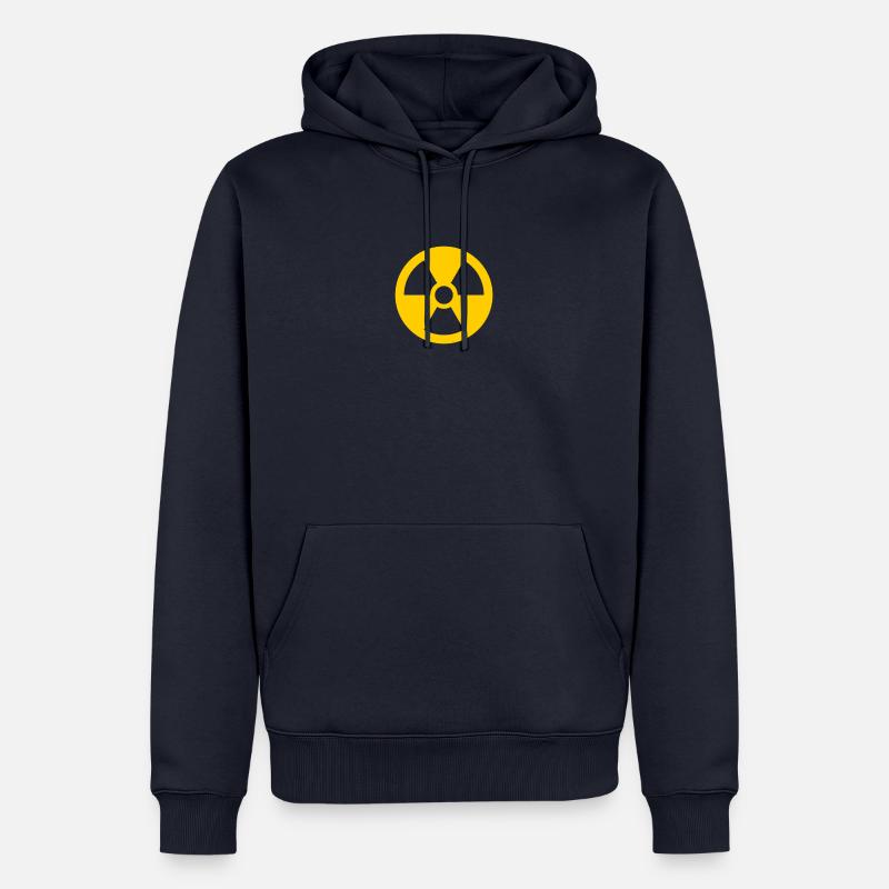 Atomar - Atom - Atomic - Männer Premium Bio Hoodie - Navy