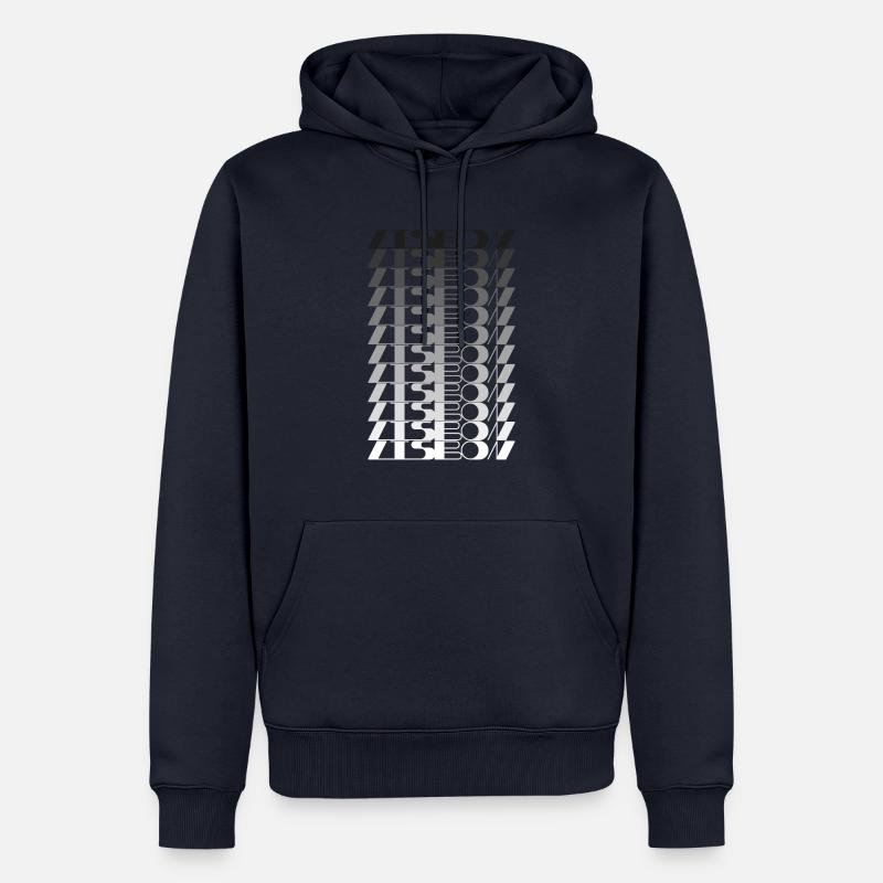 Lisbonne - Sweat à capuche Premium bio Homme - bleu marine