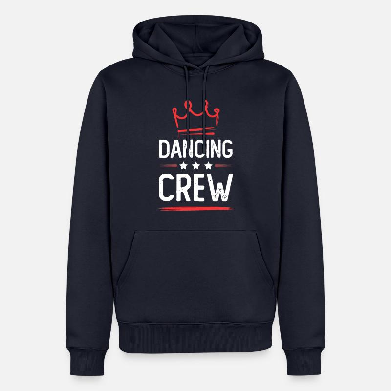 Équipe de danse - Sweat à capuche Premium bio Homme - bleu marine