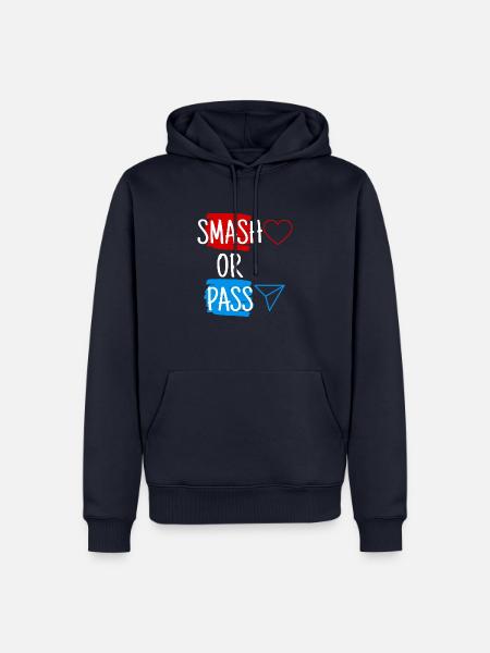 Écraser ou passer - Sweat à capuche Premium bio Homme - bleu marine