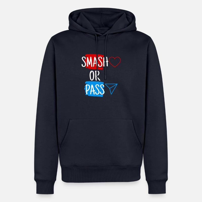 Smash or Pass - Männer Premium Bio Hoodie - Navy