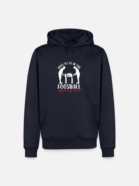 Foosball Legend Design - Männer Premium Bio Hoodie - Navy