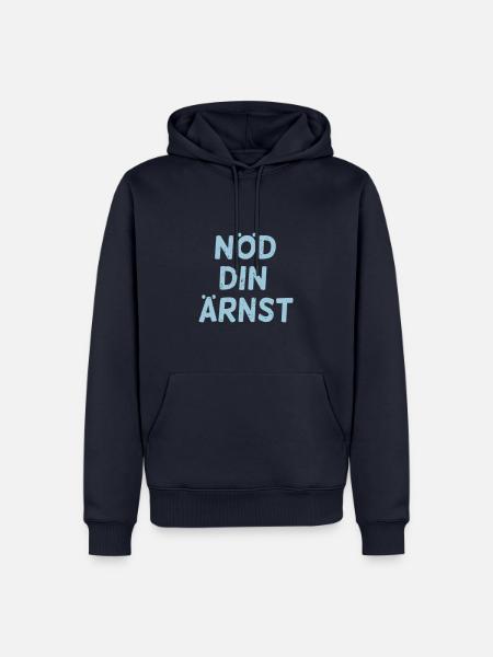 Nöd din Ärnst - Männer Premium Bio Hoodie - Navy