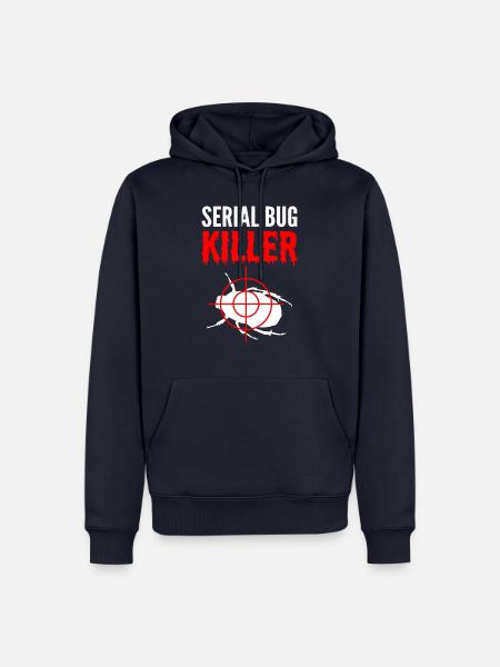 Serienwanzenkiller Vernichter Geschenk - Männer Premium Bio Hoodie - Navy