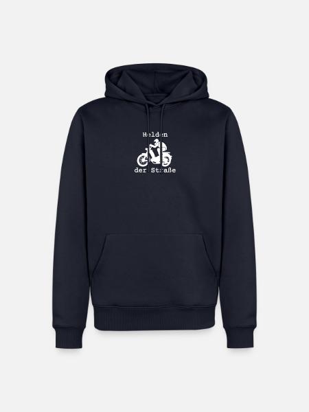 Helden der Straße, Hercules Prima 5, 25 km/h, Mofa - Männer Premium Bio Hoodie - Navy