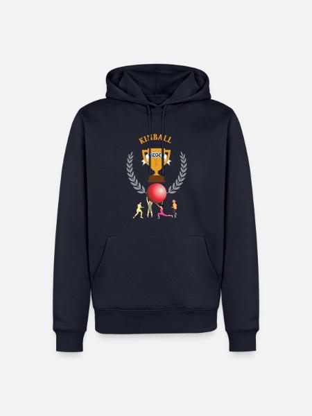 Kinball Sieger Gewinner Turnier Meisterschaft - Männer Premium Bio Hoodie - Navy